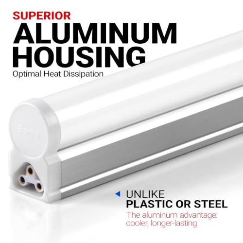6 Pack LED T5 Integrated Single Fixture (6 Count)
