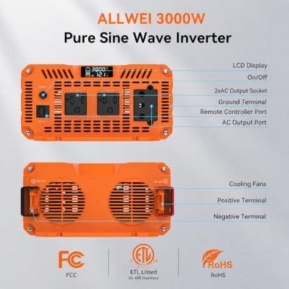 3000 Watt Pure Sine Wave Inverter