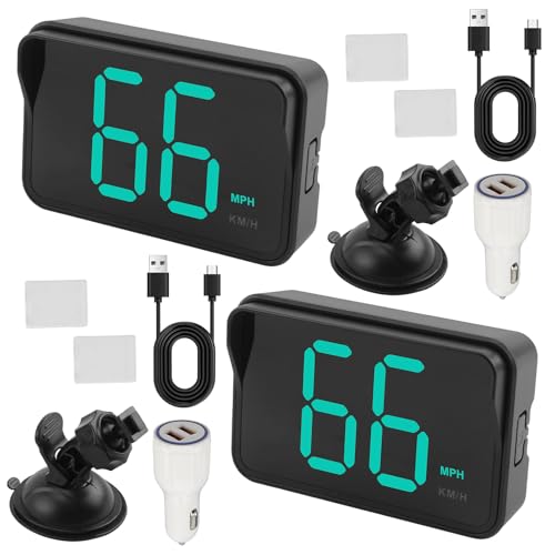 GPS Digital Speedometer for Car MPH (2 Count)
