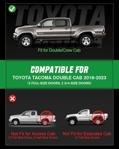Floor Mats for Toyota Tacoma 2018 2019 2020 2021 2022 2023