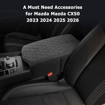 2025 2026 CX 50 Center Console Cover Compatible with 2023 2024 2025 2026 Mazda CX50 Accessories 2025 2026 CX 50 Armrest Cover Armrest Console Cover
