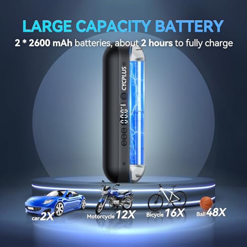 Portable Electric Tire Inflator Bike Pump