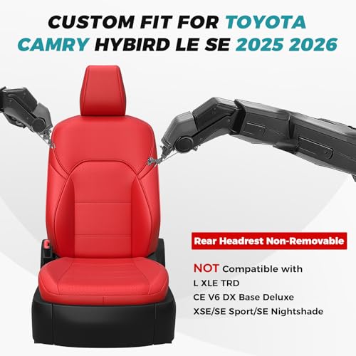 Custom Seat Covers for Camry 2025 2026 Hybrid