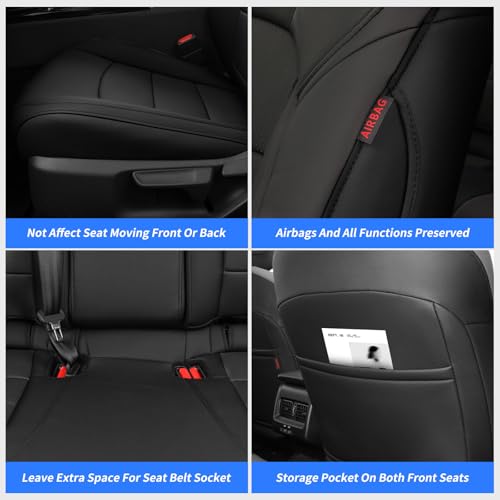 Camry Seat Covers Custom Fit for 2025 2026 Toyota Camry Hybrid