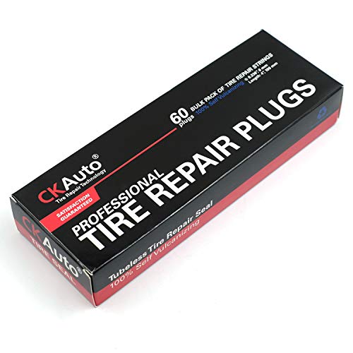 60 pcs 4" Black Tire Repair Strings Tire Repair Plugs (60 Count)
