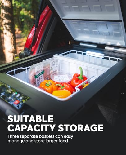 APL55 Dual Zone Portable Refrigerator Freezer Bluetooth Controlled