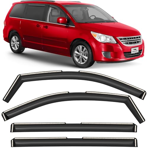 in Channel Extra Durable Rain Guards for Volkswagen