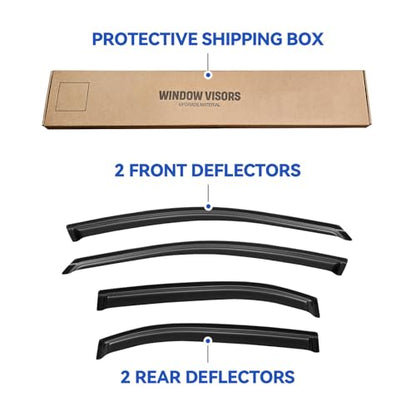 Window Visors Rain Guards for 2006