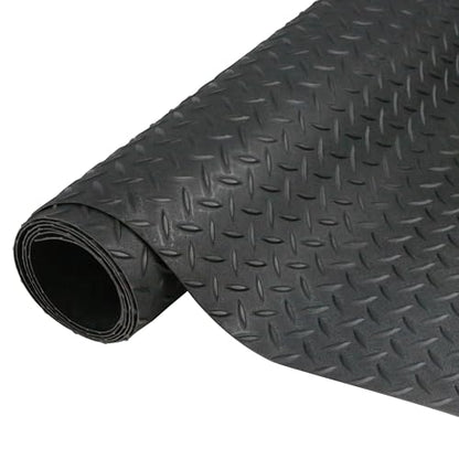 7.5'x17' Garage Floor Mat Diamond PVC Garage Flooring Anti