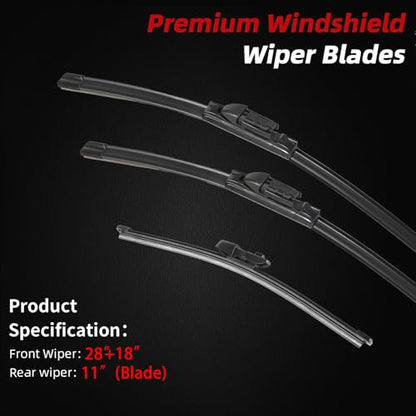 Windshield Wiper Blades (3 Count)