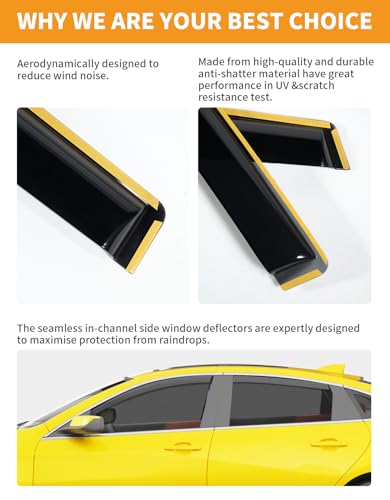 Window Visors Rain Guards for Chevrolet