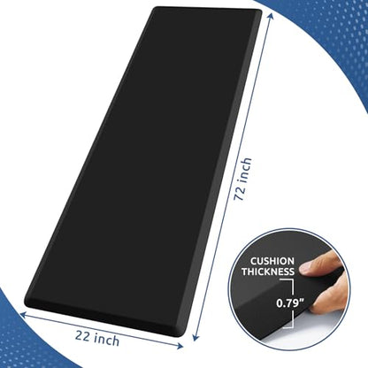 0.8" Thick Kitchen Mat Cushioned Anti Fatigue Rug Comfort Floor Mats
