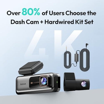 4k Dash Cam Front and Rear