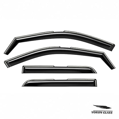 in Channel Extra Durable Rain Guards for Dodge Durango 2011 (4 Count)