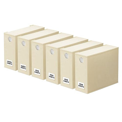 6 Pack Bed Sheet Organizers and Storage