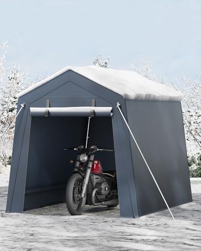 6x6 Ft Carport Heavy Duty Tent with Roll