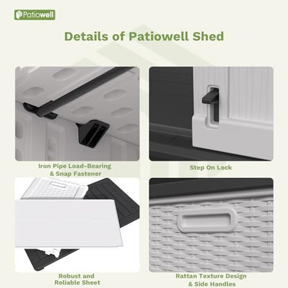 Shelf of 26 50 Cu Ft Outdoor Storage Cabinet
