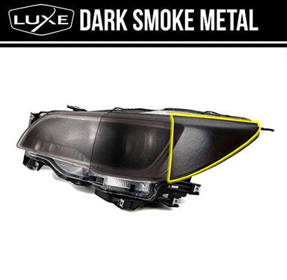 Luxe LightWrap Dark Metal Universal Tail & Headlight Tint Kit