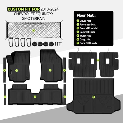 All Weather Floor Mat Set for 2018
