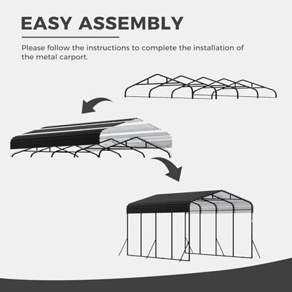12x20 FT Metal Carport