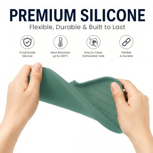 Silicone Soap Dish with Drain Spout