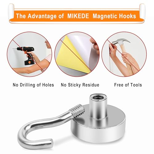 Magnetic Hooks 30lbs Strong Magnets Hook 18 Pack