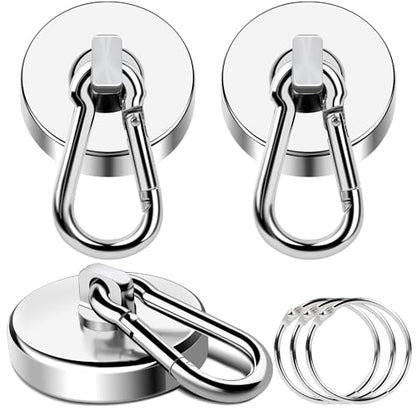 150LB Magnetic Hooks Neodymium Magnets Heavy Duty with Swivel