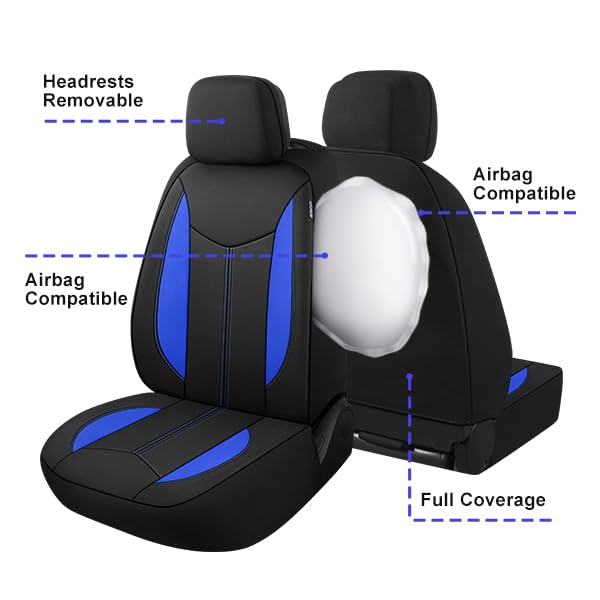 Neoprene Car Seat Cover 2 Front Seats (2 Count)