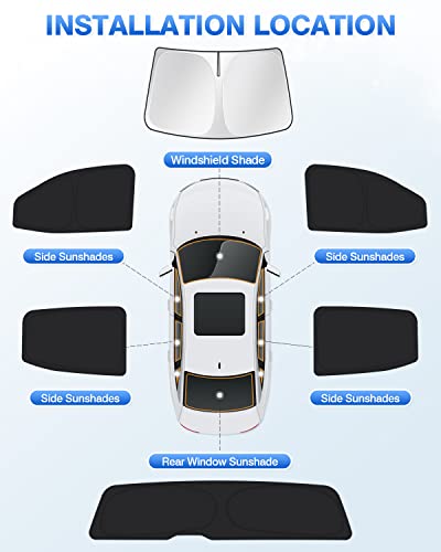 Windshield Sun Shade for 2015 (6 Count)