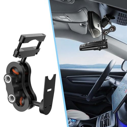 Radar Detector Rearview Mirror Rod Mount and Radar Power Cord Hardwired Kit