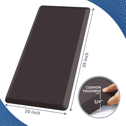 0.8" Thick Kitchen Mat Cushioned Anti Fatigue Rug Comfort Floor Mats