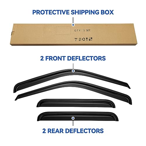 Window Visors Rain Guards for 1999