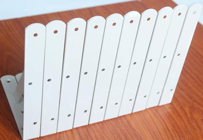 20 Pack L8 x H 6" White Heavy Duty Shelf Brackets with Screws Metal Shelf Brackets Shelf Support Angle Brackets for Shelves L Brackets Heavy Duty Floating Shelf (20 Count)