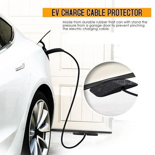 Ev Charger Cable Protector with Handle For Garage Door