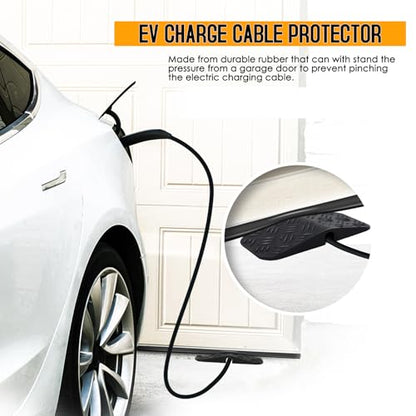 Ev Charger Cable Protector with Handle For Garage Door