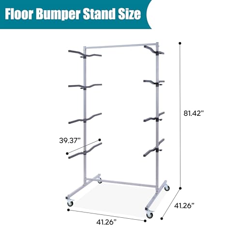 Floor Mobile Bumper Storage Rack