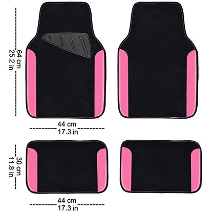Rainbow Waterproof Universal Fit Faux Leather Car Carpet