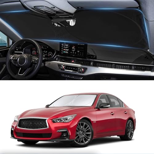 Custom Fit Infiniti Q50 Windshield Sunshade for 2014