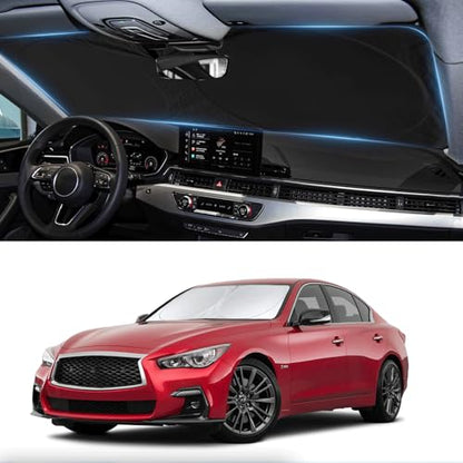 Custom Fit Infiniti Q50 Windshield Sunshade for 2014