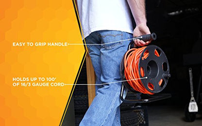 Heavy Duty Metal Extension Cord Reel Stand