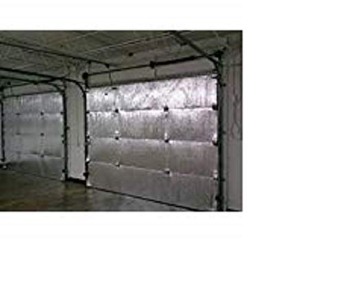 NASA TECH White Reflective Foam Core 2 Car Garage Door Insulation Kit 16FT (16 Foot)