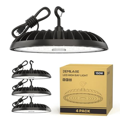 150W LED High Bay Lights (4 Count)