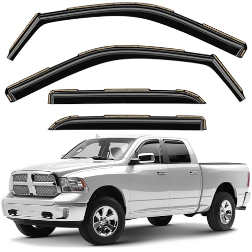 Window Deflectors Smoke Tinted in (4 Count)