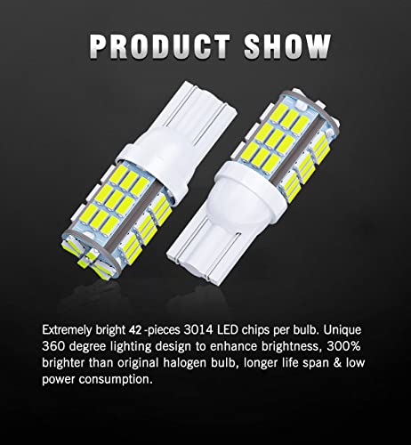 T10 921 194 168 LED Bulbs Cool White 20 (20 Count)