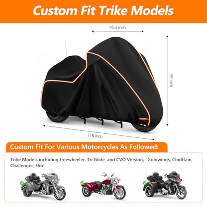 Motorcycle Cover for Harley Trike Freewheeler 2009