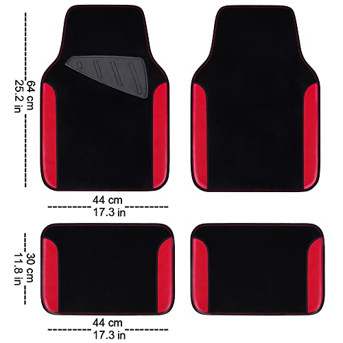 Rainbow Waterproof Universal Fit Faux Leather Car Carpet
