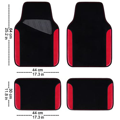 Rainbow Waterproof Universal Fit Faux Leather Car Carpet
