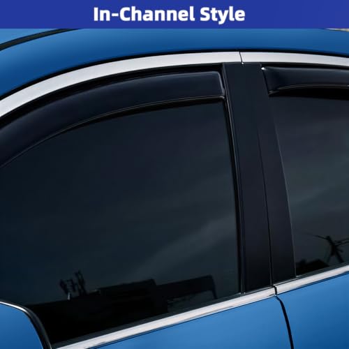 in Channel Rain Guards Fit for Volkswagen (4 Count)