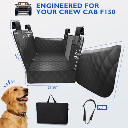 Truck Hard Bottom Dog Back Seat Extender Cover for F150