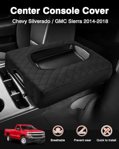 Center Console Cover for Chevy Silverado&GMC Sierra 2014
